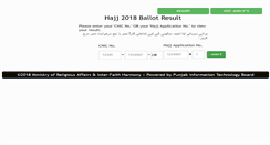 Desktop Screenshot of hajjinfo.org
